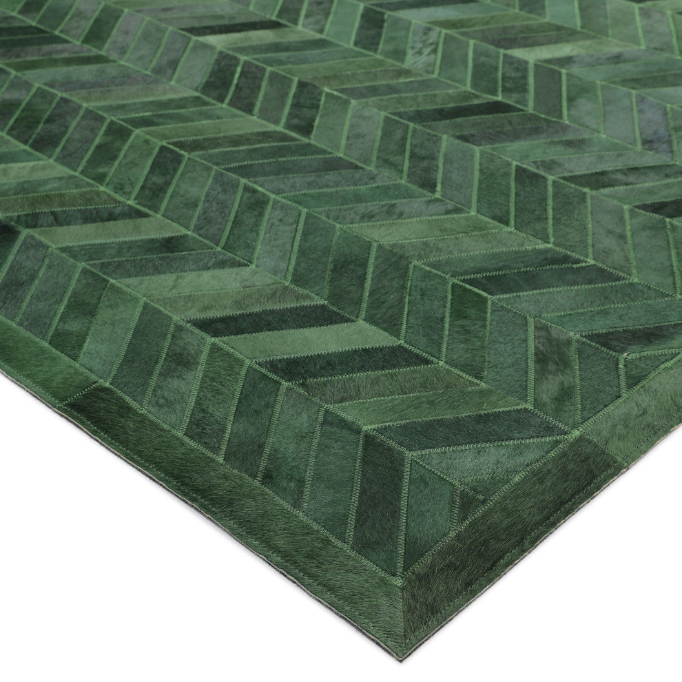 Meir One-of-a-Kind Handmade Area Rug Green, 3' 0'' x 5' 0''