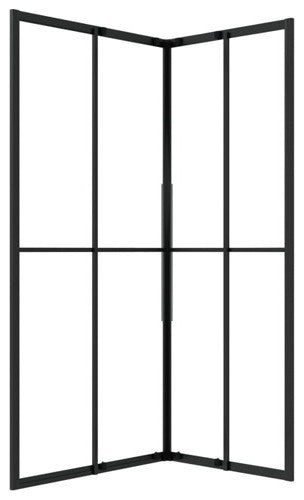 vidaXL Shower Cabin Shower Enclosure Screen for Bathroom ESG 35.4"x27.6"x70.9"
