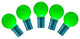 Vickerman X8Gcg34 25 Green G30 Led Light Green Wire, 16' Christmas Light Strand