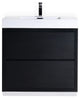 Bliss 40" Free Standing Bathroom Vanity, Black