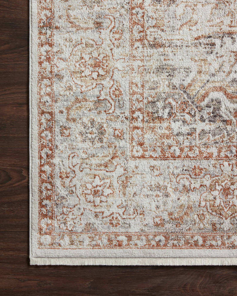Loloi Bonney Ivory / Sunset 9'-3" x 12'-10" Area Rug