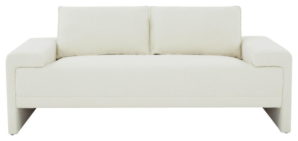 Maeve Cream Boucle Loveseat