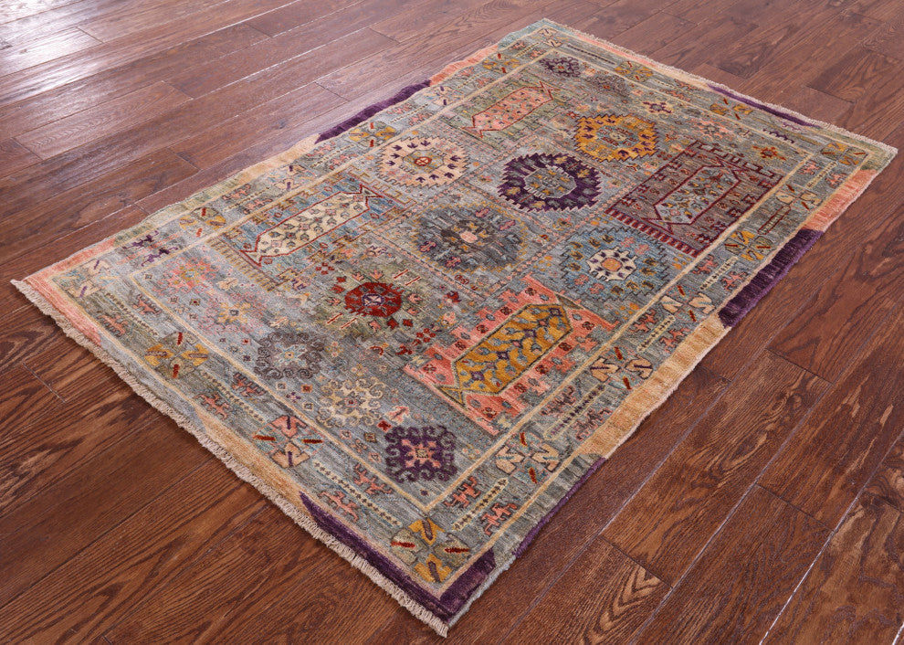 Handmade Tribal Fine Serapi Wool Rug 3' 4