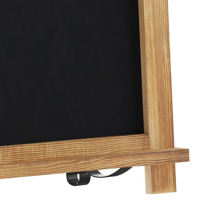Canterbury Tabletop Magnetic Chalkboards, Set of 10, Torched Brown, 12" X 17"