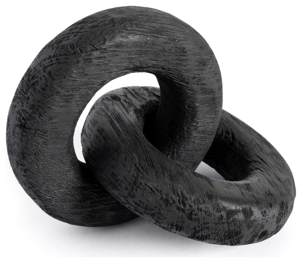Reclaimed Wood Knot-Carbonized Black