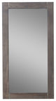 Legion Furniture Julienne Mirror, Weathered Gray, 16"