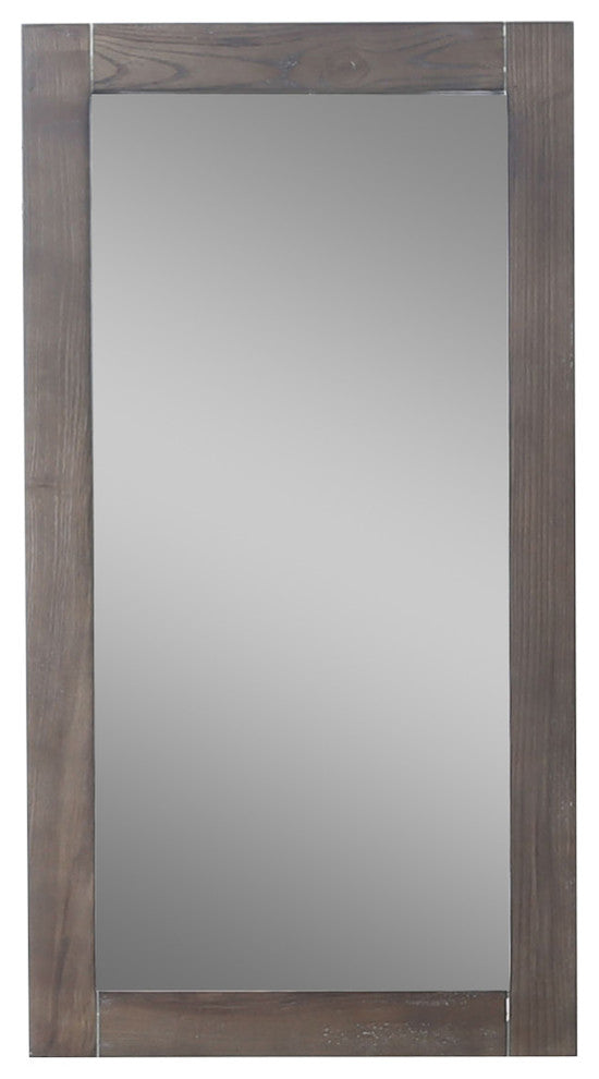 Legion Furniture Julienne Mirror, Weathered Gray, 16"