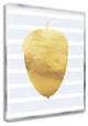 "Gold And Silver Acorn" By Linda Woods, Giclee Print on Gallery Wrap Canvas