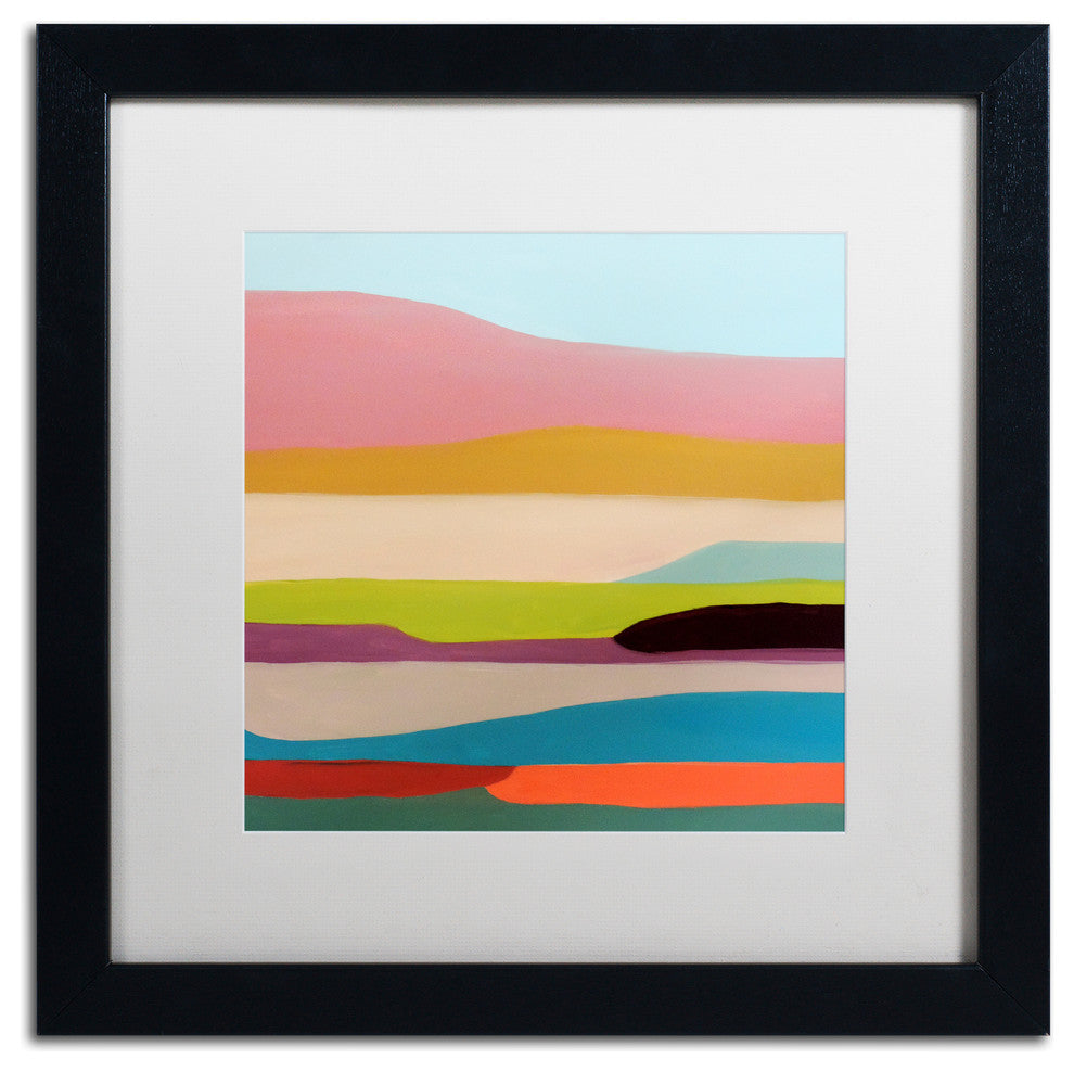 'Alto' Matted Framed Canvas Art by Sylvie Demers
