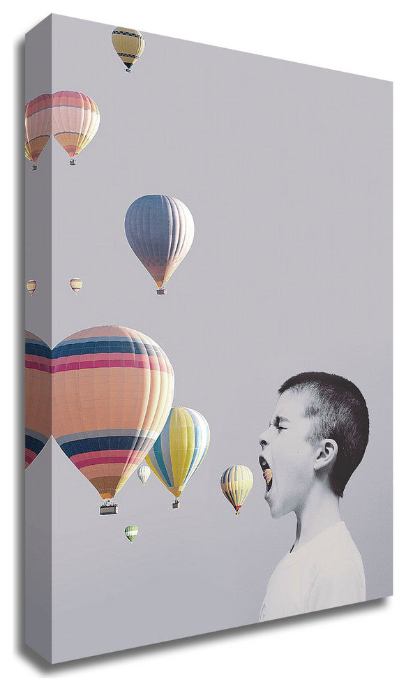 My Big Mouth by Design Fabrikken, Print on Canvas, 30"x42"
