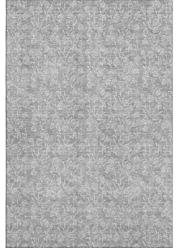 Premium Machine Washable Mayfield AMF691 Silver 2'6" x 3'10" Rug