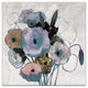 Purple Blue Florals 24x24 Canvas Wall Art