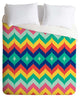 Deny Designs Juliana Curi Chevron 5 Duvet Cover - Lightweight
