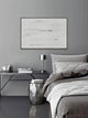 "Light Snow" Floater Framed Painting Print on Canvas, 60x40