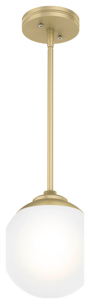 Hunter Hepburn Collection 1-Light Sputnik Pendant, Painted Modern Brass