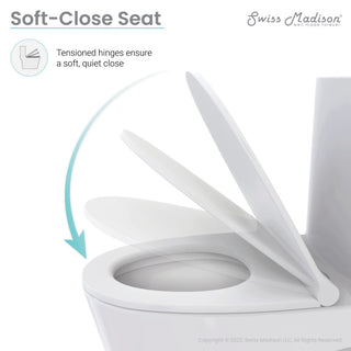 Clichy One-Piece Elongated Toilet Side Flush 1.28 gpf