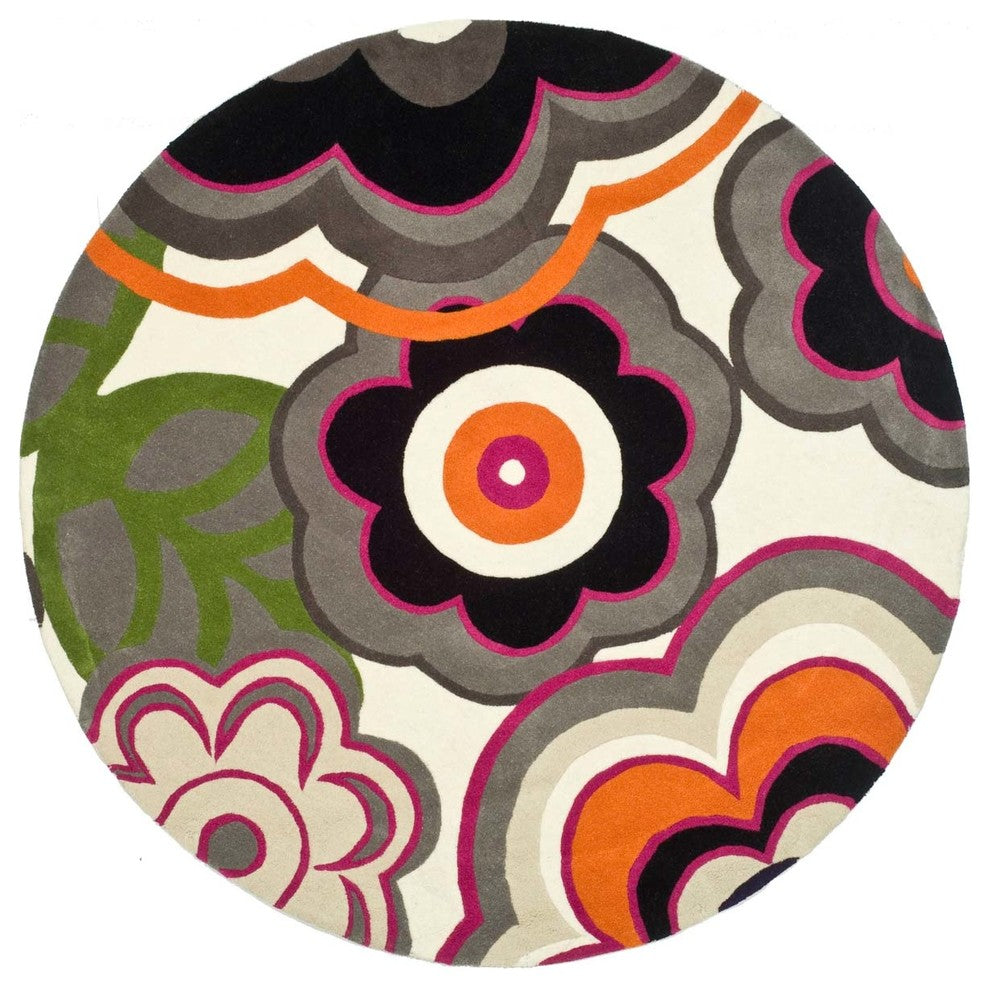 Safavieh Soho soh752a Kids Rug, Multi, 8'0"x8'0" Round