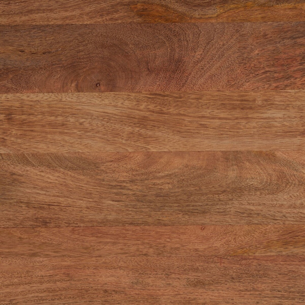 Safavieh Squall Square 1 Shelf Coffee Table, Burnt Natural