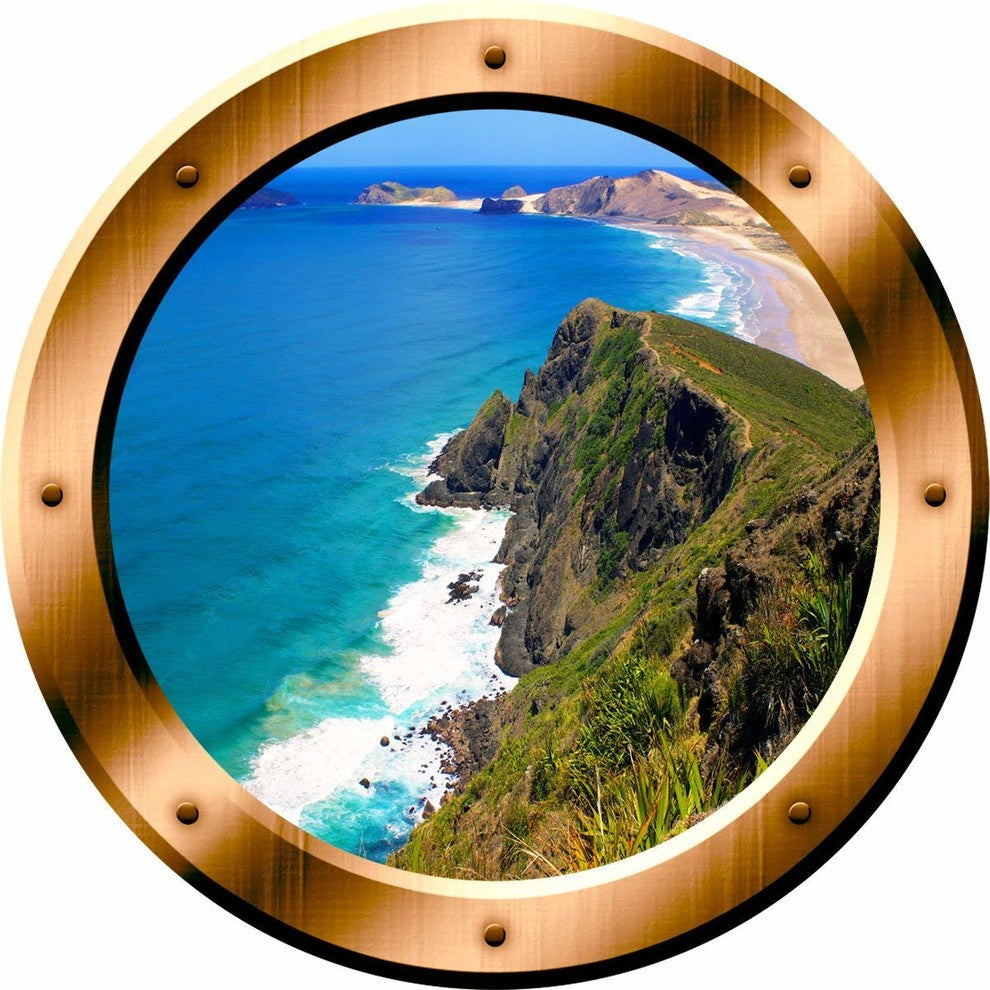 VWAQ, Ocean View Wall Stickers, 24" Diameter