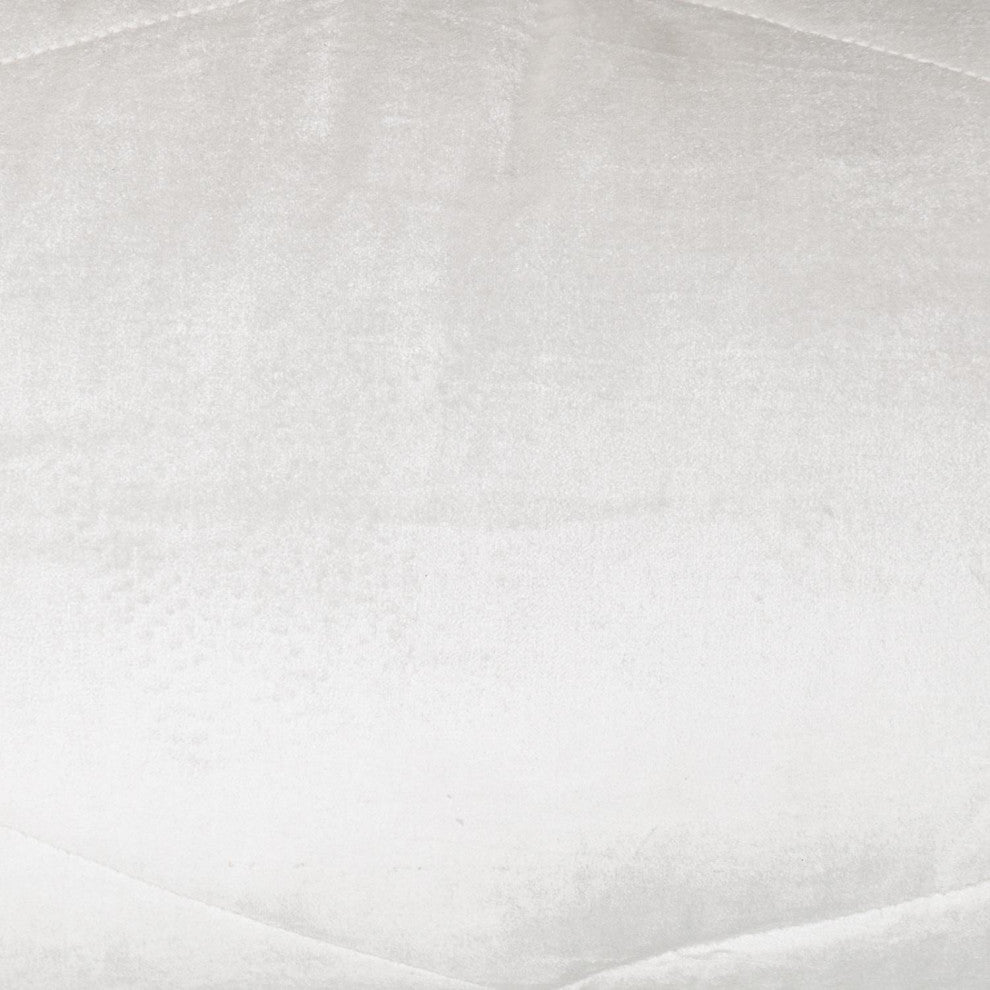 Parkland Collection Koko White Throw Pillow, Rectangle