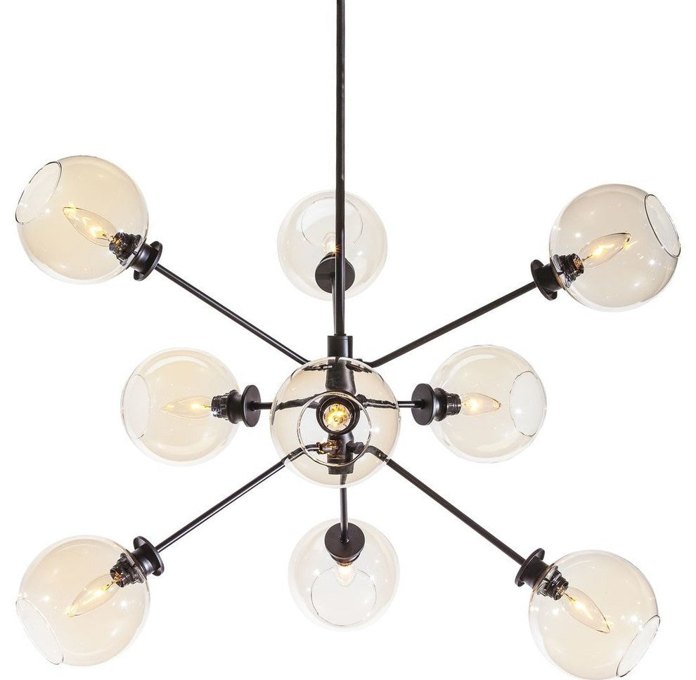 Nuevo Living Atom Lighting Pendant | Champagne Glass