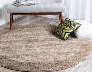 Contemporary Desdemona 10'x13' Rectangle Tan Area Rug