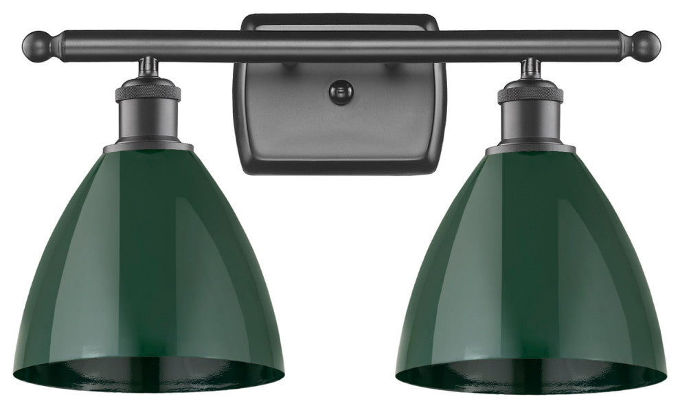 Innovations 516-2W-OB-MBD-75-GR 2 Light Bath Vanity Light, Oil Rubbed Bronze
