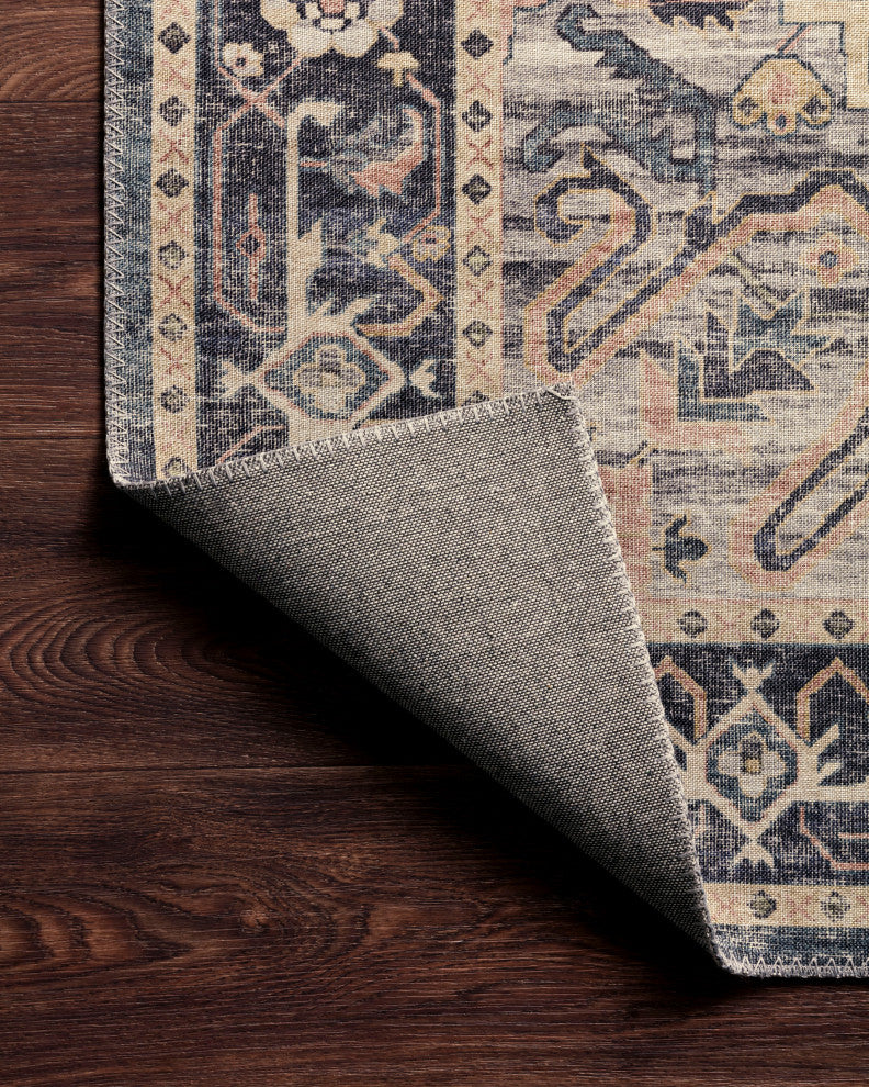 Loloi II Printed Hathaway Navy/Multi Area Rug, 7'6"x9'6"