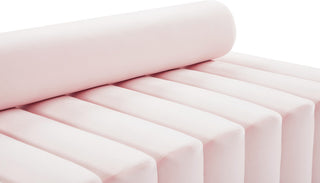 Melody Velvet Upholstered Chair, Pink, Sofa