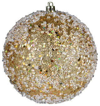 10" Gold Glitter Hail Ball
