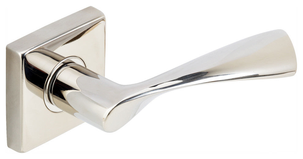 Breeze Lever, Tubular Passage, Polished Stainless Steel, 2-3/8" Backset