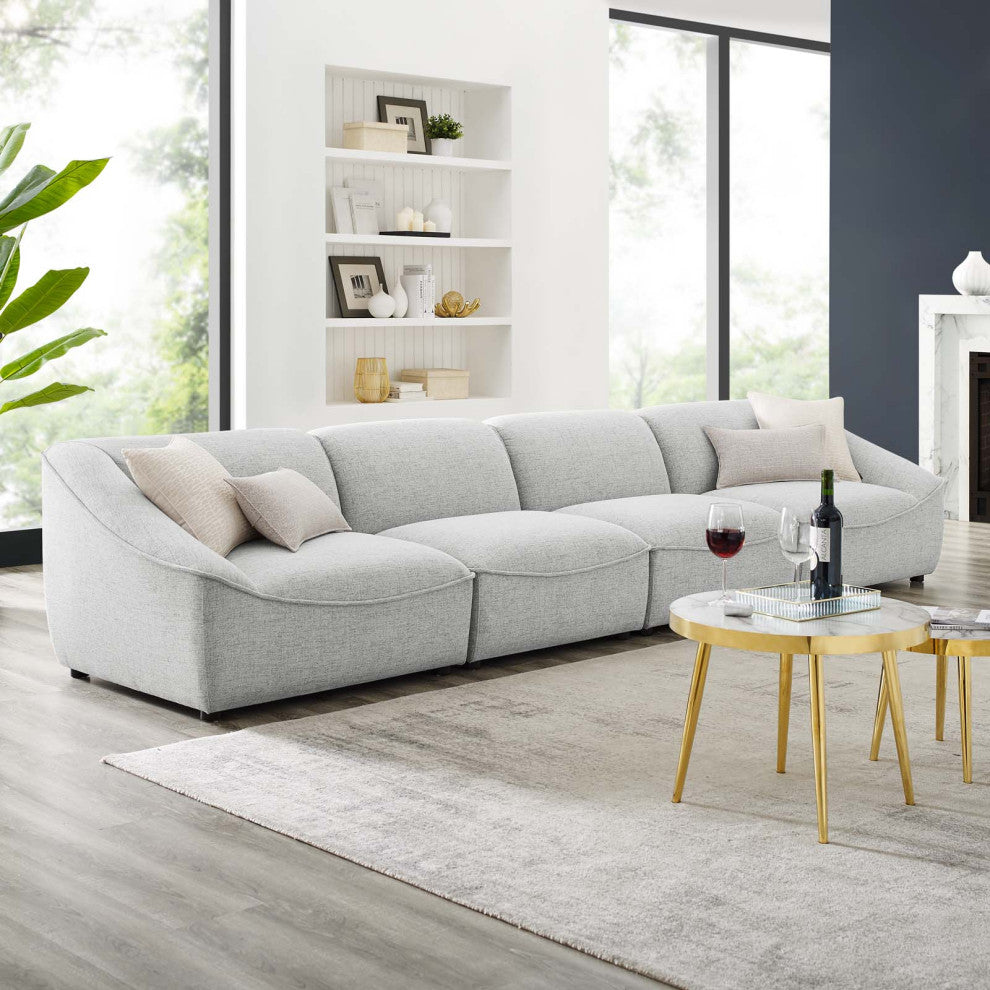 Comprise 4-Piece Sofa Light Gray