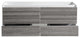 Fresca Catania 60" Gloss Ash Gray Wall Hung Single Sink Cabinet