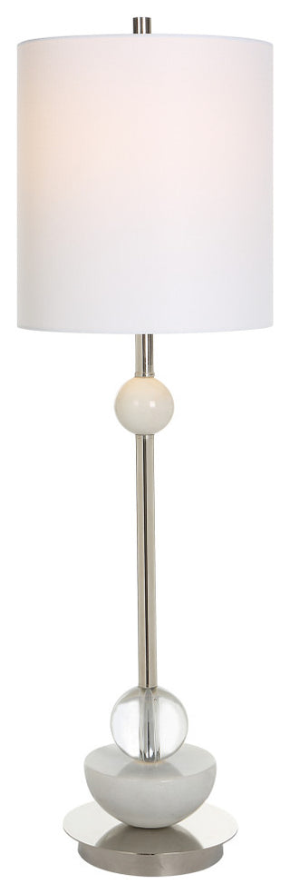 Uttermost Exposition Nickel Buffet Lamp