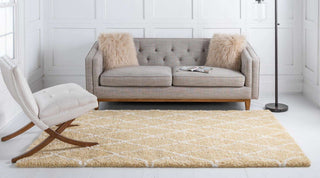 Shag Moroccan Shag 4'x6' Rectangle Saffron Area Rug