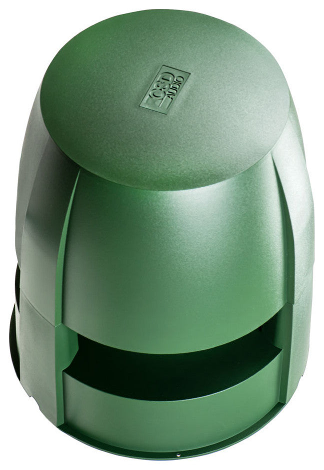 8" Omni Speaker 200W w/ 70V Optional Tap, 360Â° Dispersion IP65, Hunter Green