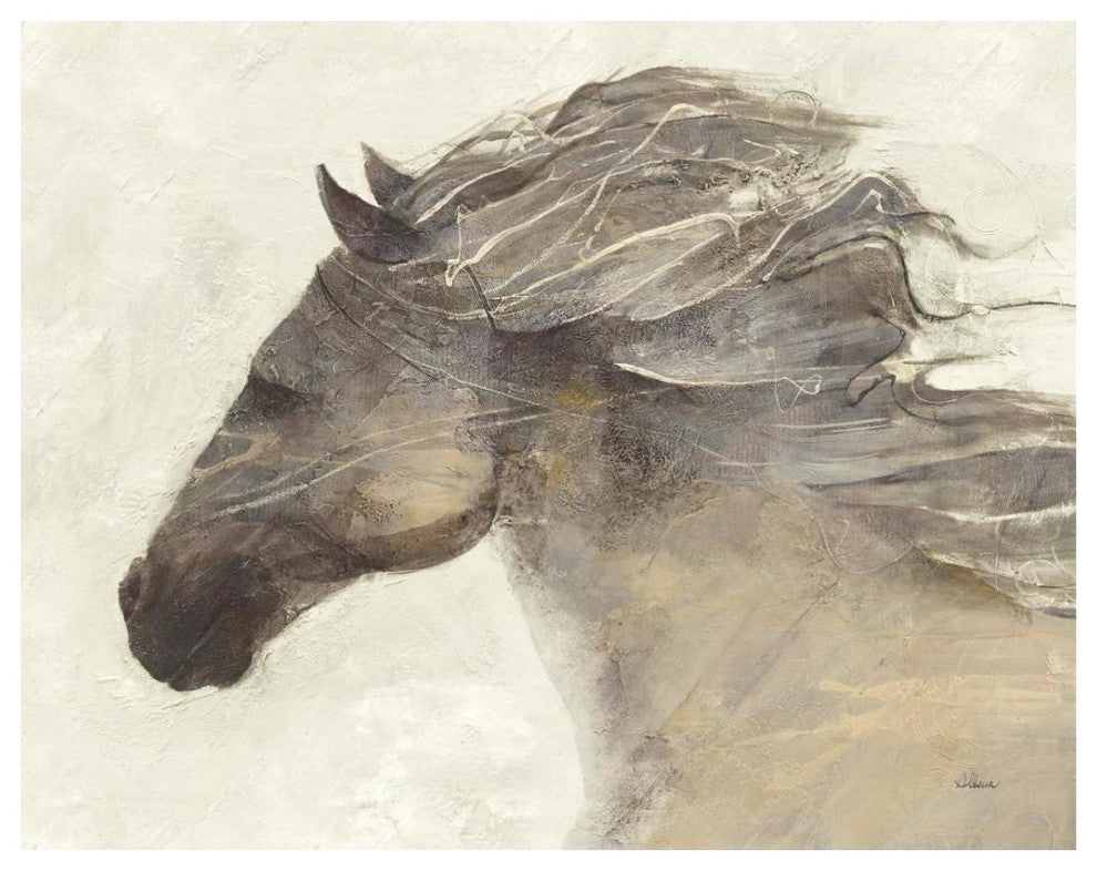 "Into the Wind Ivory" Digital Paper Print by Albena Hristova, 30"x24"