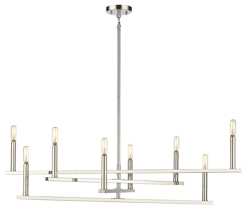Hale Polished Nickel 8-Light Chandelier