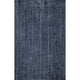 Nuloom Rigo Hand Woven Farmhouse Jute Area Rug, Navy 9'x12'