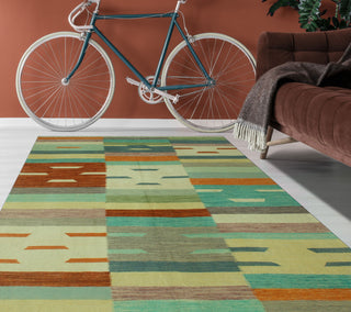 Winchester Kilim Nazgul Ivory/Rust Rug, 5'2x6'8