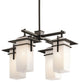 Kichler Caterham Four Light Outdoor Chandelier 49638OZ