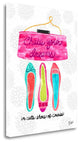 "Chase Your Dreams Shoes" By Studio Bella, Giclee Print on Gallery Wrap Canvas
