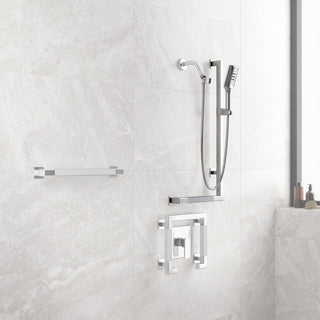 Seville Slide Bar With Handshower, 2.5 GPM, Chrome, Right