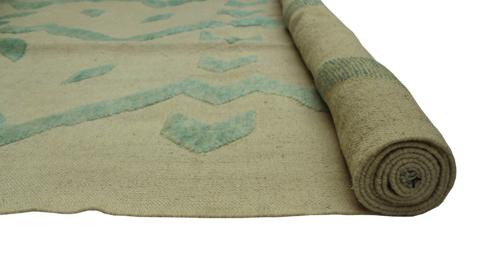 High-Low Kilim Wilhelmi Beige Rug