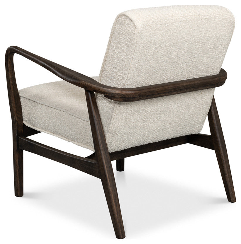 Mid Century Boucle Armchair