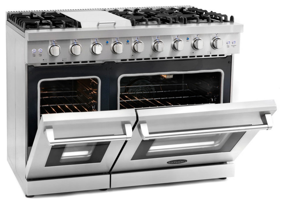 2-Piece Kitchen, 48" Gas Range and 48" Under Cabinet Range Hood