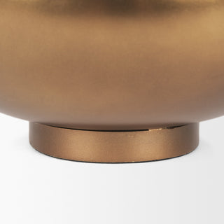 Quiana Large Gold Metal Vase