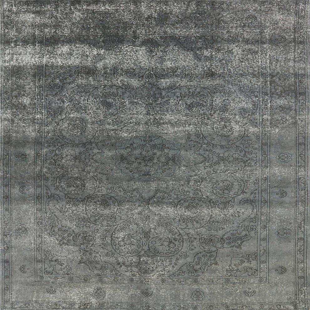 Ahgly Company Indoor Square Mid-Century Modern Area Rugs, 4' Square
