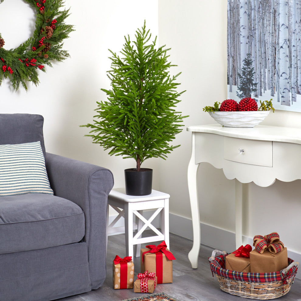 40" Norfolk Island Pine Natural Look Artificial Tree