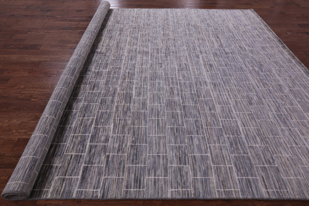 Moroccan Handmade Wool Rug 9' 11" X 13' 6" Q8594